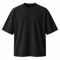 Premium Heavyweight Oversized Cotton T-Shirt – Black | CLENTS RAUKINS