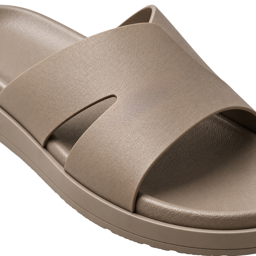 Premium Contoured Slide Sandals – Taupe | CLENTS RAUKINS