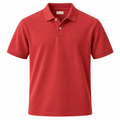 Premium Cotton Piqué Polo Shirt – Light Red | CLENTS RAUKINS